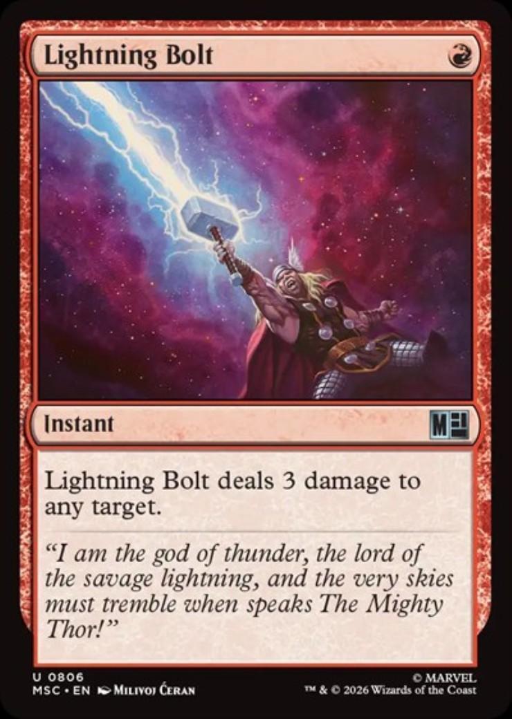 MSC)Lightning Bolt(0806)(F) | (FOIL)コモン・アンコモン | ドラゴン
