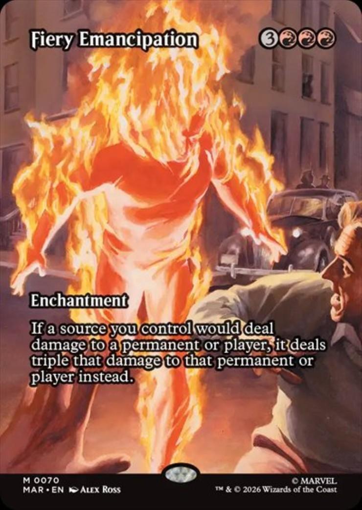 MAR)Fiery Emancipation(0070)(ボーダーレス)(マテリアル)(F) | (FOIL