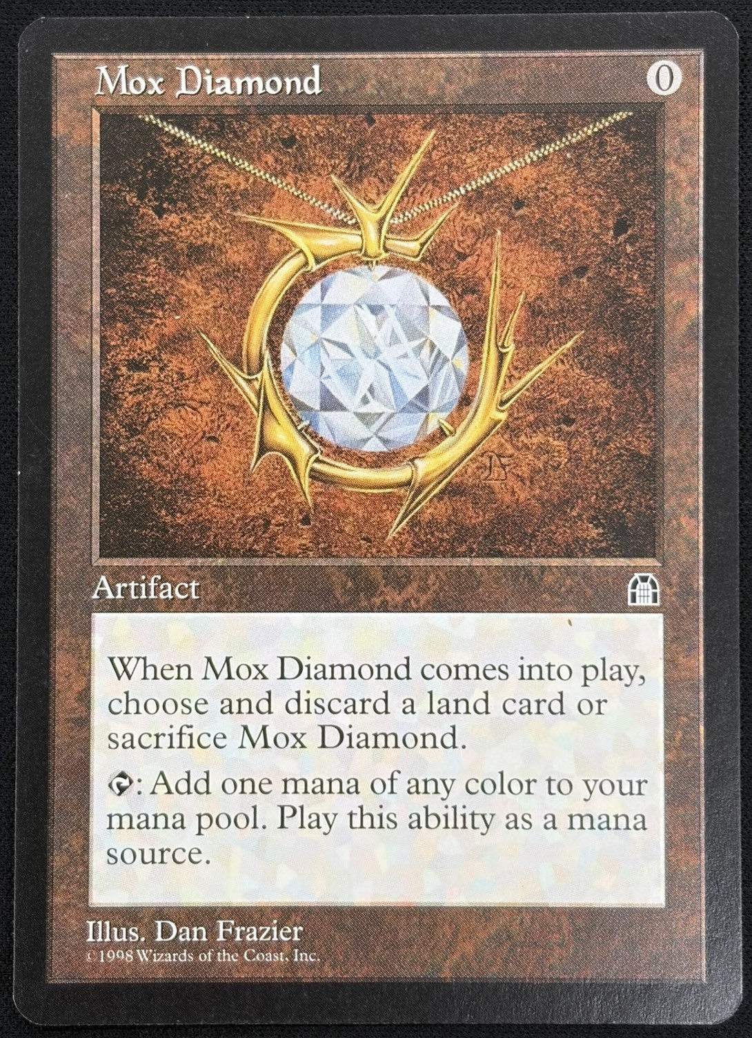 【PSA8】 MTG STH モックス・ダイアモンド STH)Mox Diamond(状態SP-)(EN)/モックス・ダイアモンド | 未登録