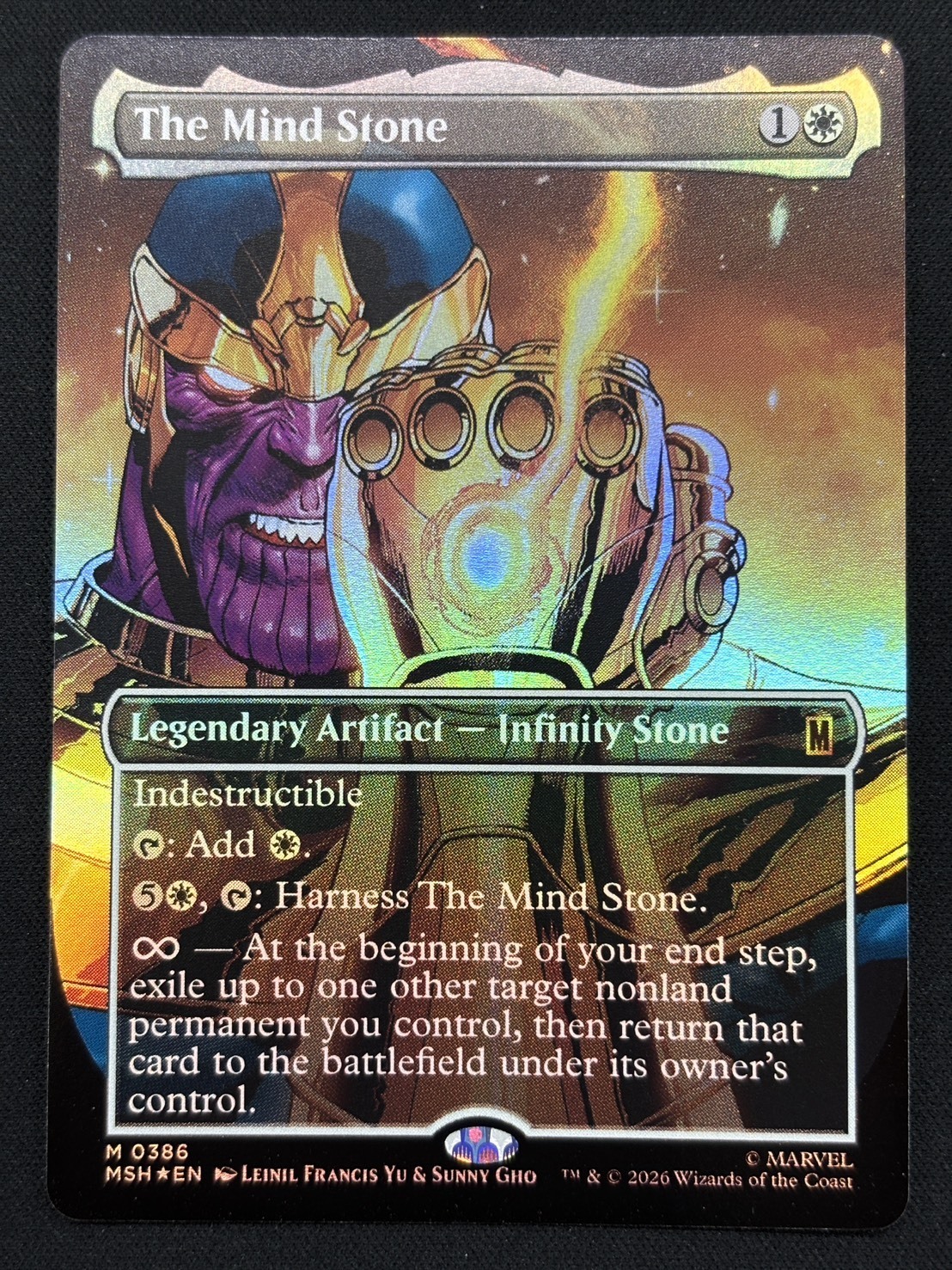 MSH)The Mind Stone(0386)(ボーダーレス)(ガントレット)(F)(NM)(EN