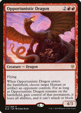 (ELD)Opportunistic Dragon/日和見ドラゴン