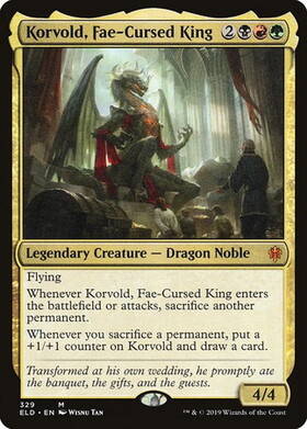 (ELD)Korvold Fae-Cursed King/フェイに呪われた王、コルヴォルド
