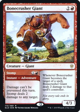 (ELD)Bonecrusher Giant(日付入)(F)/砕骨の巨人