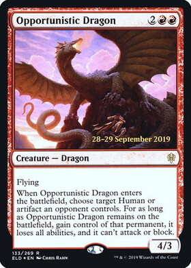 (ELD)Opportunistic Dragon(日付入)(F)/日和見ドラゴン