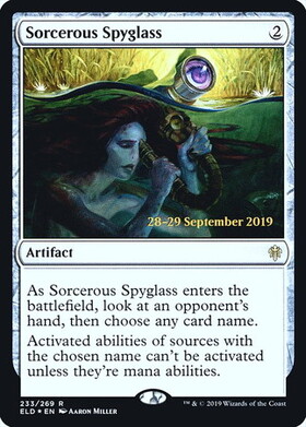 (ELD)Sorcerous Spyglass(日付入)(F)/魔術遠眼鏡