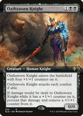 (ELD)Oathsworn Knight(拡張枠)/誓いを立てた騎士