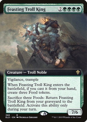 (ELD)Feasting Troll King(拡張枠)(F)/貪るトロールの王