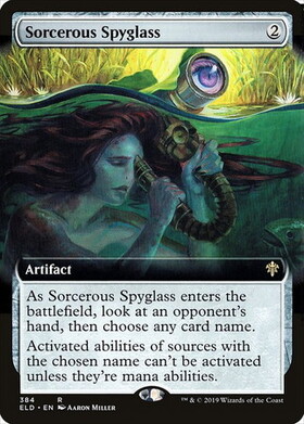 (ELD)Sorcerous Spyglass(拡張枠)/魔術遠眼鏡