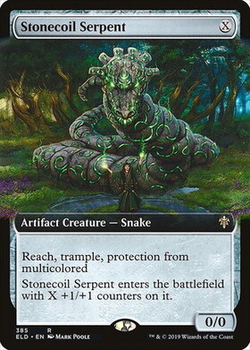 (ELD)Stonecoil Serpent(拡張枠)/石とぐろの海蛇