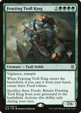(ELD)Feasting Troll King(プロモP)/貪るトロールの王