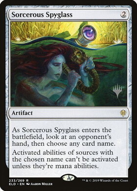 (ELD)Sorcerous Spyglass(プロモP)/魔術遠眼鏡