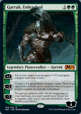 (M21)Garruk Unleashed/解き放たれた者、ガラク