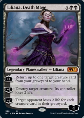 (M21)Liliana Death Mage/死の魔道士、リリアナ