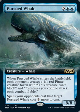 (M21)Pursued Whale(拡張枠)(F)/追われる鯨