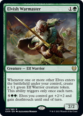(KHM)Elvish Warmaster/エルフの戦練者