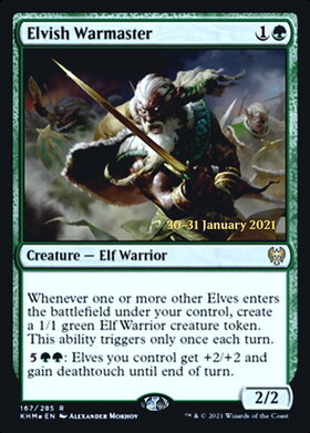 (KHM)Elvish Warmaster(日付入)(F)/エルフの戦練者