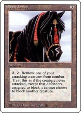 (3ED)Ebony Horse/黒檀の馬