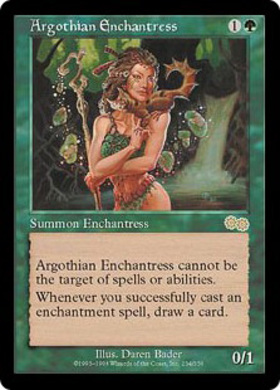 (USG)Argothian Enchantress/アルゴスの女魔術師