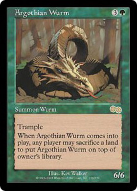 (USG)Argothian Wurm/アルゴスのワーム