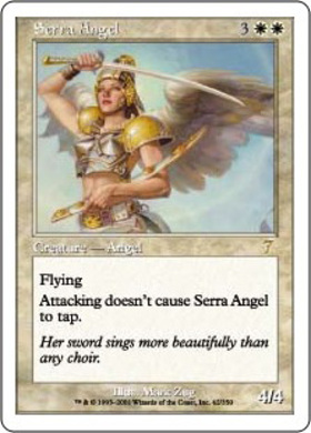 (7ED)Serra Angel/セラの天使