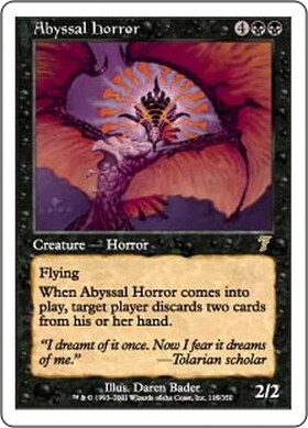 (7ED)Abyssal Horror(F)/深淵の怪物