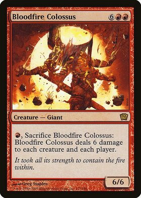 (9ED)Bloodfire Colossus(F)/沸血の巨像