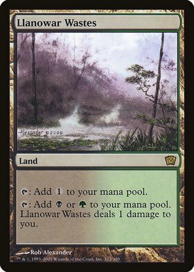 (9ED)Llanowar Wastes(F)/ラノワールの荒原