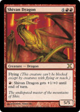(10E)Shivan Dragon/シヴ山のドラゴン