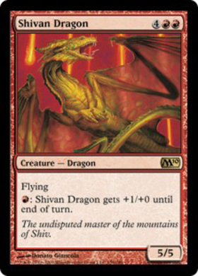 (M10)Shivan Dragon/シヴ山のドラゴン