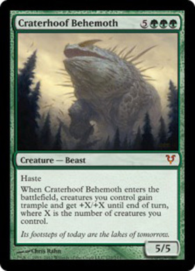 (AVR)Craterhoof Behemoth/孔蹄のビヒモス