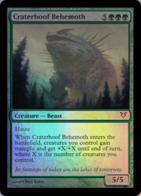(AVR)Craterhoof Behemoth(F)/孔蹄のビヒモス
