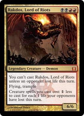 (RTR)Rakdos Lord of Riots/暴動の長、ラクドス