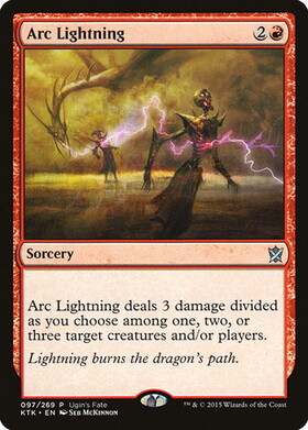 (KTK)Arc Lightning(Ugin's Fate)/弧状の稲妻
