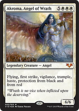 (V15)Akroma Angel of Wrath(F)/怒りの天使アクローマ