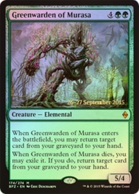 (BFZ)Greenwarden of Murasa(日付入)(F)/ムラーサの緑守り
