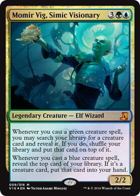 (V16)Momir Vig Simic Visionary(F)/シミックの幻想家、モミール・ヴィグ