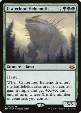 (MM3)Craterhoof Behemoth/孔蹄のビヒモス