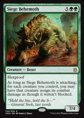 (CMA)Siege Behemoth/包囲ビヒモス