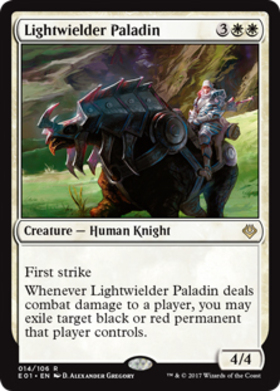 (E01)Lightwielder Paladin/光帯びの聖騎士