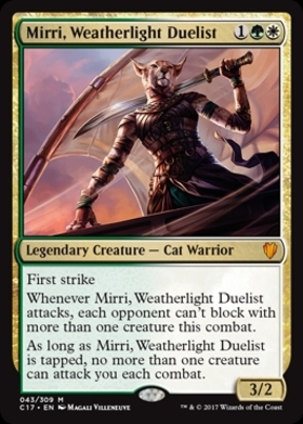 (C17)Mirri Weatherlight Duelist(F)/ウェザーライトの決闘者、ミリー