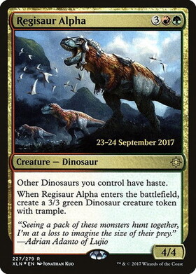 (XLN)Regisaur Alpha(日付入)(F)/レギサウルスの頭目