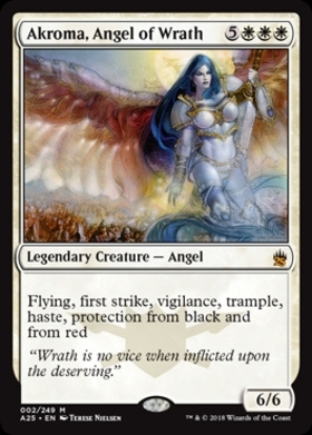 (A25)Akroma Angel of Wrath(F)/怒りの天使アクローマ