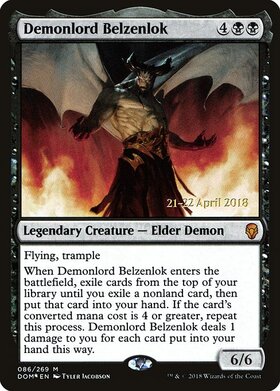 (DOM)Demonlord Belzenlok(日付入)(F)/悪魔王ベルゼンロック
