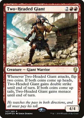 (DOM)Two-Headed Giant(日付入)(F)/双頭巨人