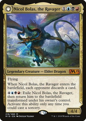 (M19)Nicol Bolas the Ravager/破滅の龍、ニコル・ボーラス