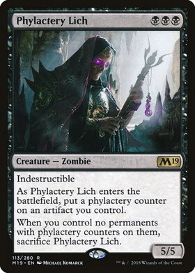 (M19)Phylactery Lich(F)/聖句札の死者