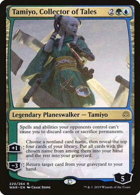 (WAR)Tamiyo Collector of Tales/伝承の収集者、タミヨウ