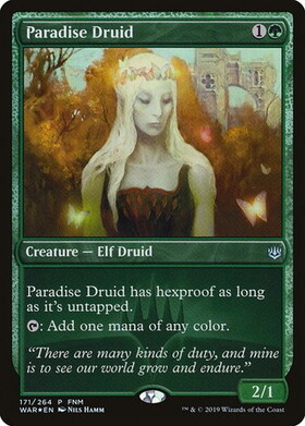 (WAR)Paradise Druid(FNM)(F)/楽園のドルイド
