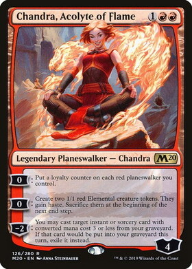 (M20)Chandra Acolyte of Flame(F)/炎の侍祭、チャンドラ