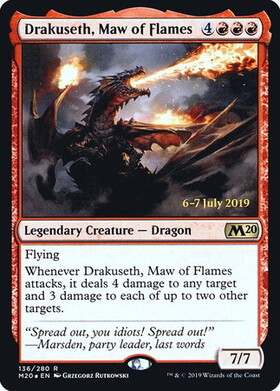 (M20)Drakuseth Maw of Flames(日付入)(F)/炎の大口、ドラクセス